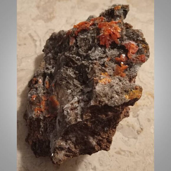 WULFENITE mineral chunk 02 INSPIRATION clarity   112425 - Picture 3 of 5